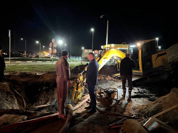 В Балабанове восстановили водоснабжение после аварии