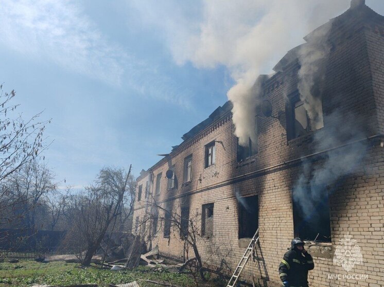 В Пасху в Александровском районе сгорел многоквартирный жилой дом