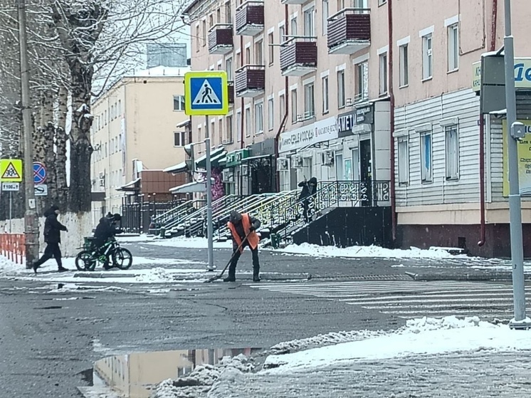 МЧС: в Туве местами выпал снег