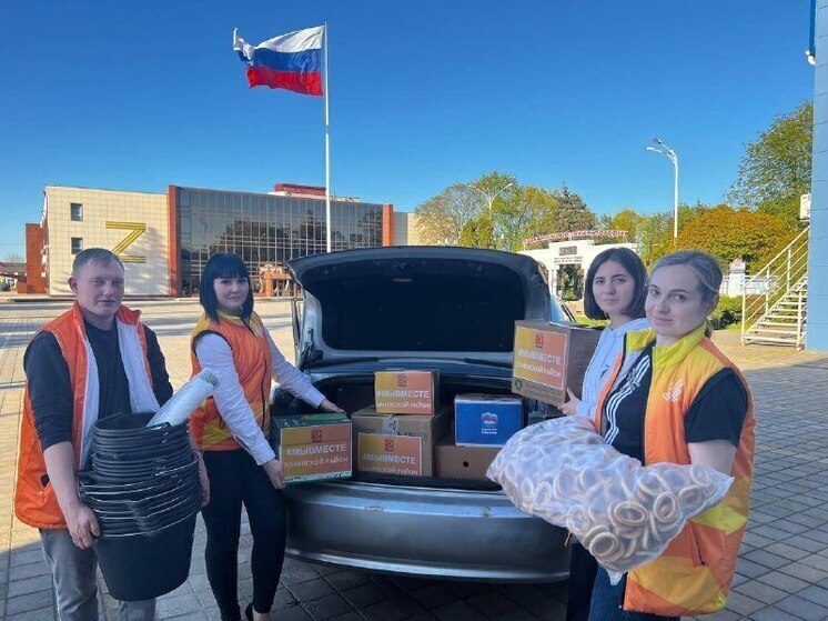 Волонтеры из Краснодарского края доставят 300 кг гумпомощи в Геническ