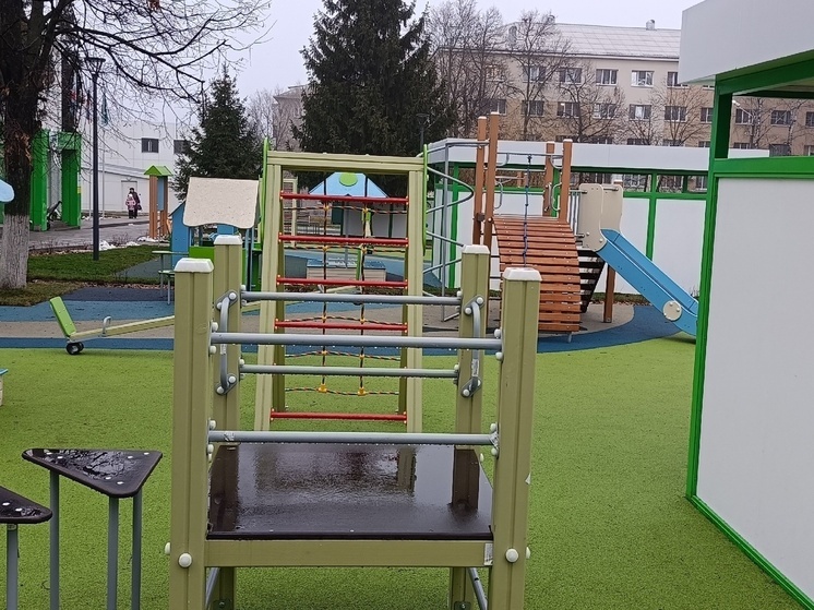 В Макеевке в детсад №54 поставили новые тренажеры