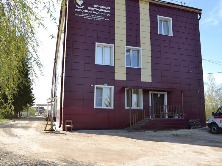 В Порецком благоустроят территорию больницы