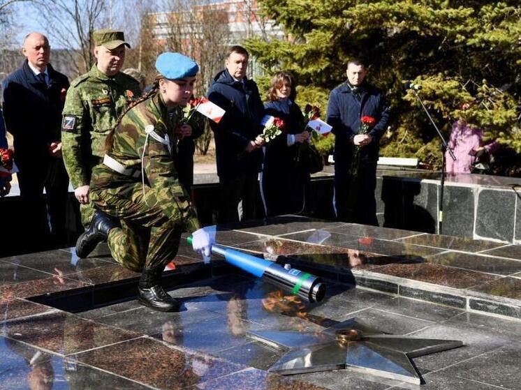 Вечный огонь зажгли в Кондопоге