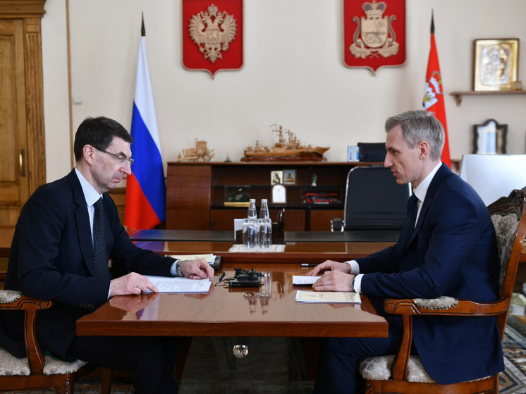 Губернатор Василий Анохин провёл рабочую встречу с полпредом Игорем Щёголевым