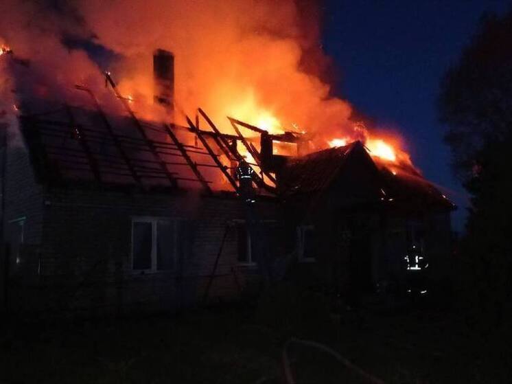 Калининградские спасатели потушили пожар в Гвардейске