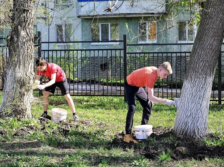 Школьники Самары активно участвуют в генеральной уборке города