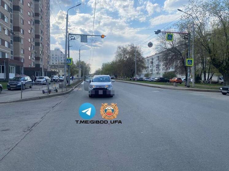 Под колеса иномарки в Уфе попал ребенок