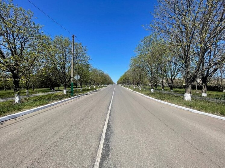 В Каховском округе отремонтирована 4-километровая дорога