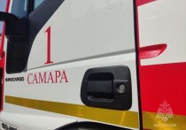 Рано утром 15 апреля около областной столицы произошел сильный пожар