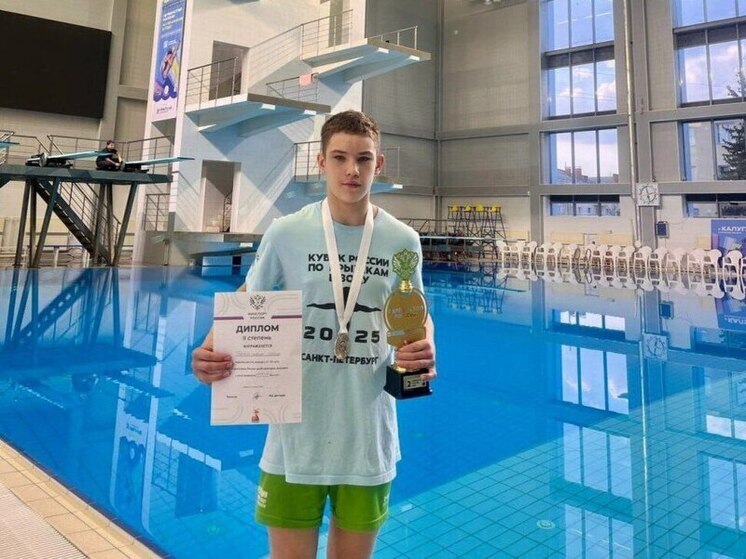 Пензенский прыгун в воду завоевал «серебро» на первенстве России