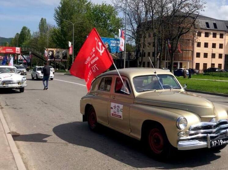 В Ингушетии прошел автопробег, посвященный 80-летию Великой Победы