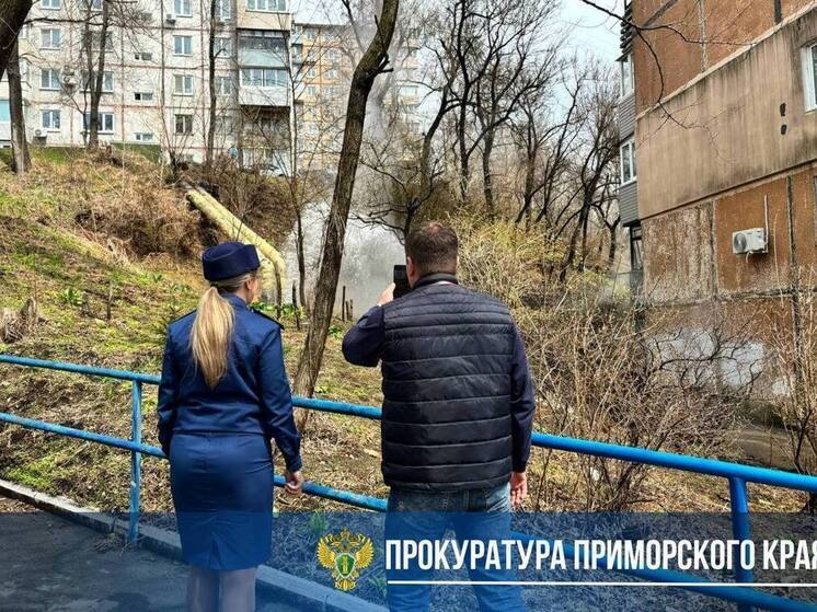 Виновников фонтана горячей воды во Владивостоке найдет Прокуратура