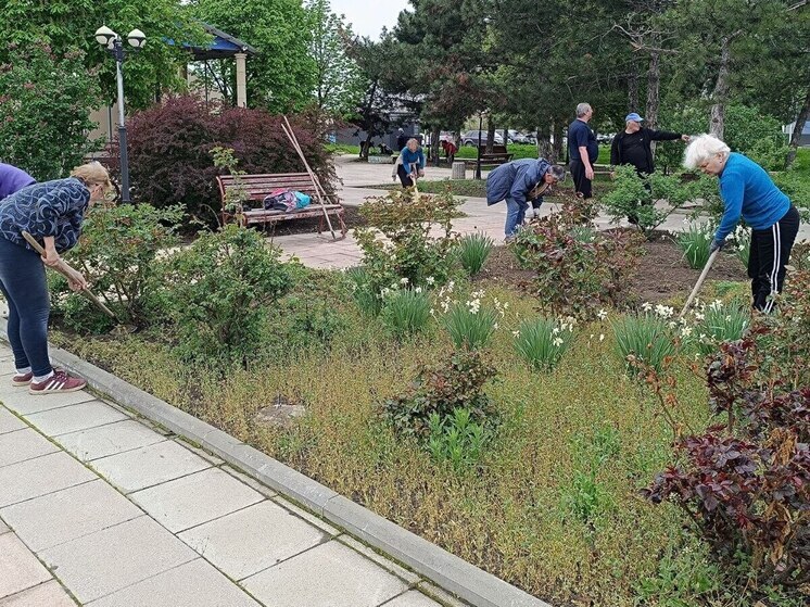 Почти полторы тысячи жителей вышли на улицы Мариуполя на субботник