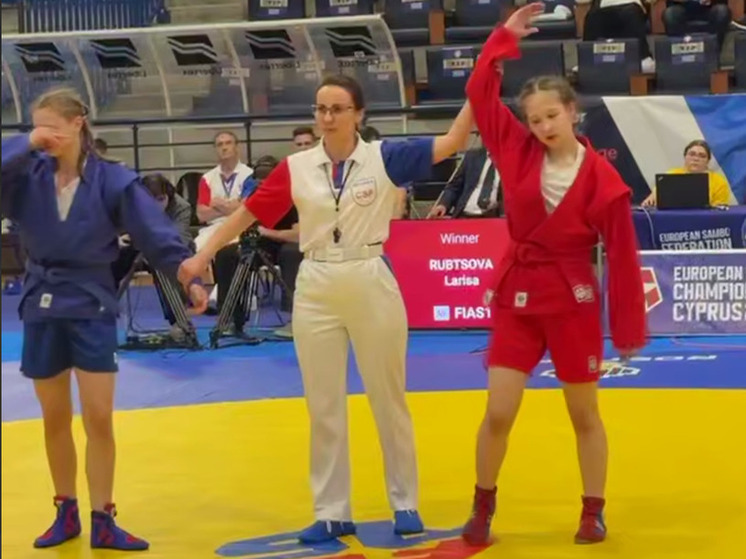 Самбистка Чувашии Рубцова выиграла «золото» первенства Европы среди девушек
