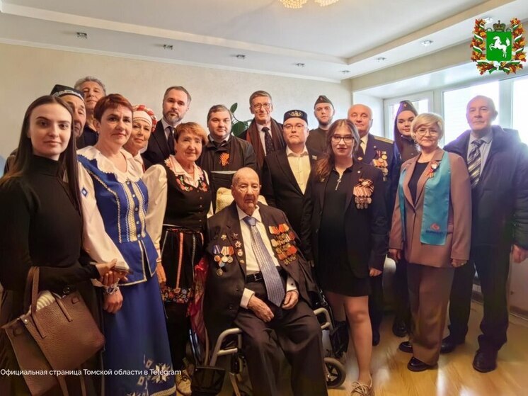 Томский ветеран Василий Соколов отметил свое 99-летие