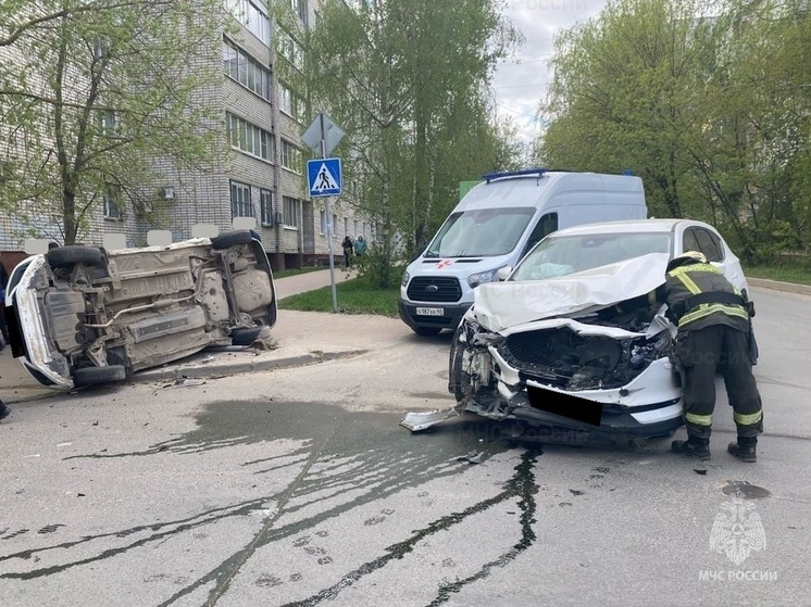 В Калуге на Молодёжной ДТП с пострадавшим