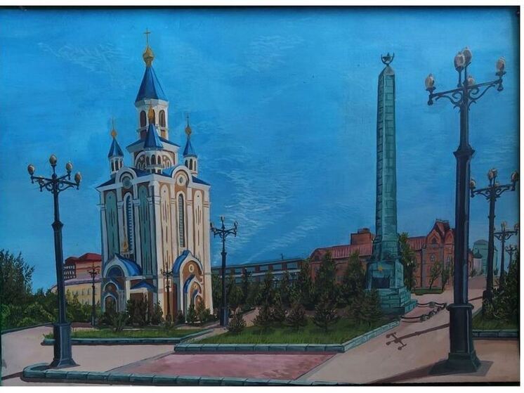 Хабаровские художники отразили природу и архитектуру города через пейзаж