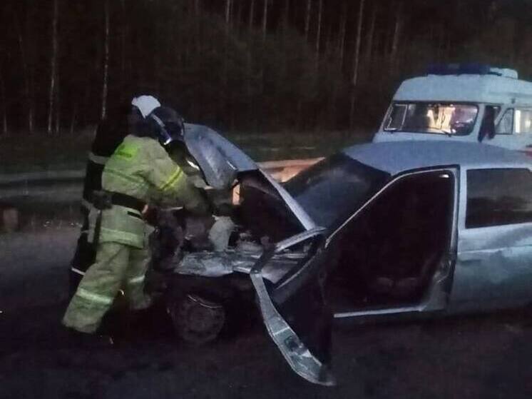 В Пензенской области произошло ДТП с опрокидыванием автомобиля