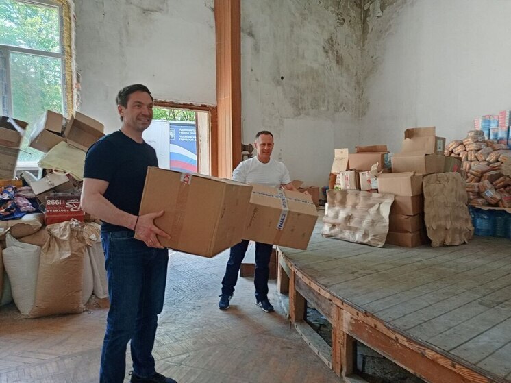 Челябинская область привезла гуманитарный груз в Ясиноватую