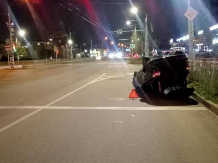 В Ставрополе опрокинулась «Гранта», пострадали два пассажира