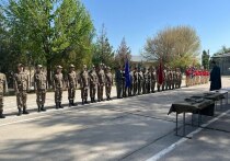25 апреля на российской авиационной базе «Кант» состоялся военно-патриотический конкурс «Смотр строя и песни», приуроченный к 80-летию Победы в Великой Отечественной войне