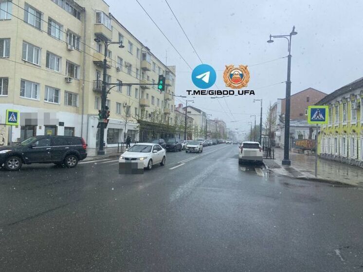 Водитель легковушки в Уфе сбил ребенка