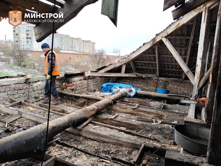Калужские строители помогают восстановить жильё в Первомайске