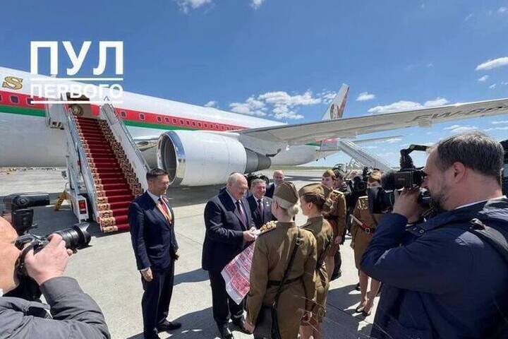 Президент Беларуси Александр Лукашенко прибыл в Волгоград