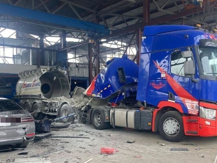 Взрыв прогремел на территории транспортной компании в Подольске