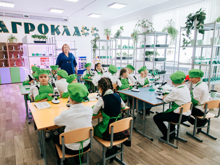 Школьники будут изучать биотехнологии, животноводство и цветоводство в новых агроклассах