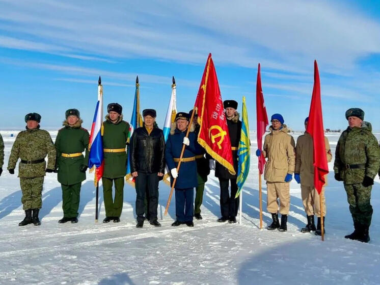 Эстафета "Знамя Победы" в Булунском районе