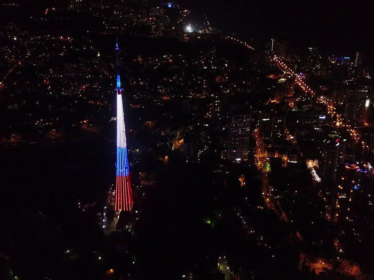 Сочинская телебашня на Первомай окрасится цветами российского триколора