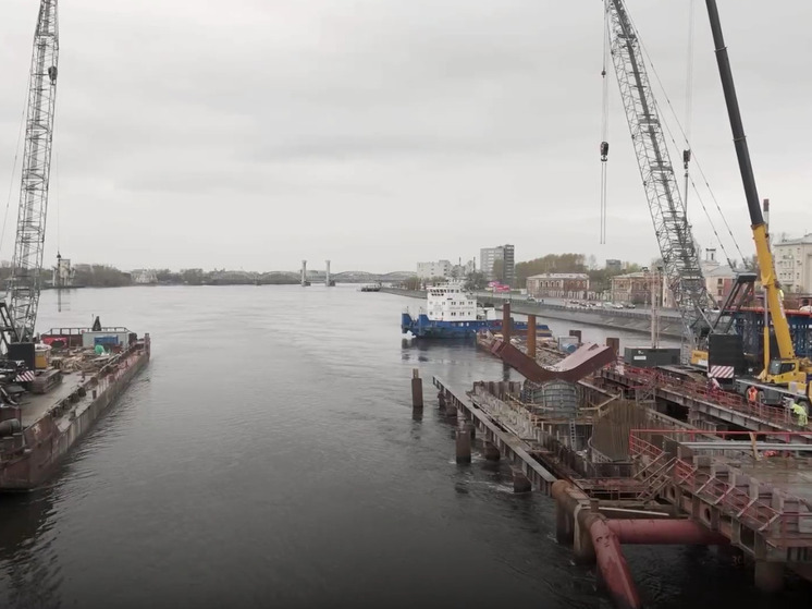 Общая готовность Большого Смоленского моста превысила треть