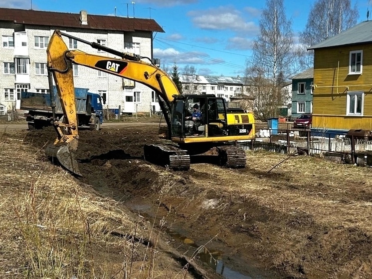 В поселке Приводино начались работы по благоустройству территории парка