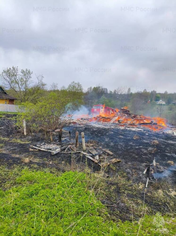 Калужские спасатели потушили 10 пожаров и помогли пострадавшему в ДТП