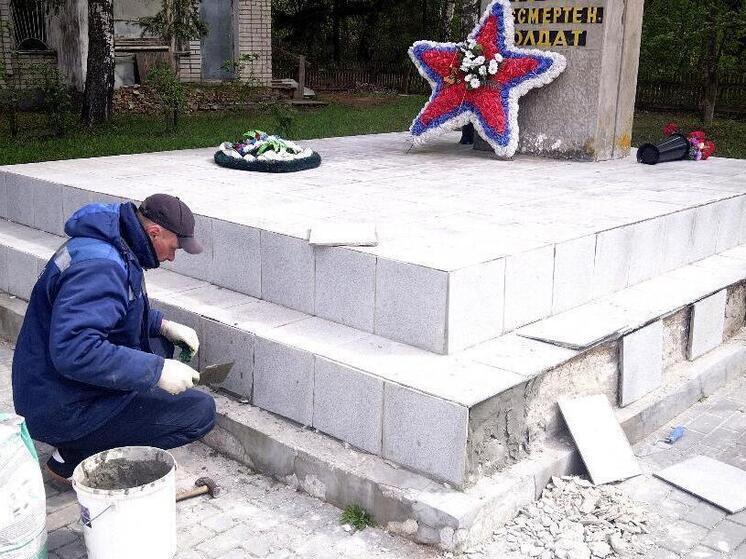Осуждённый отремонтировал мемориал фронтовикам в Касимовском округе