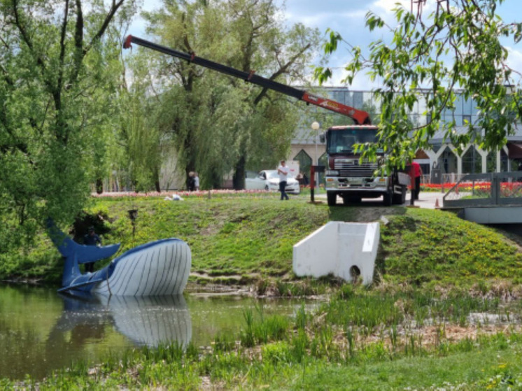 На Везелке в Белгороде можно увидеть синего кита