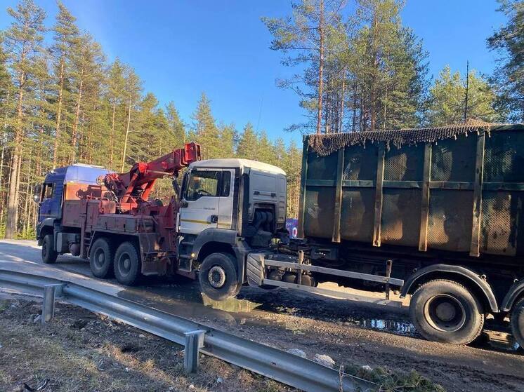 В Приозерском районе выявили нарушителя правил перевозки строительных отходов