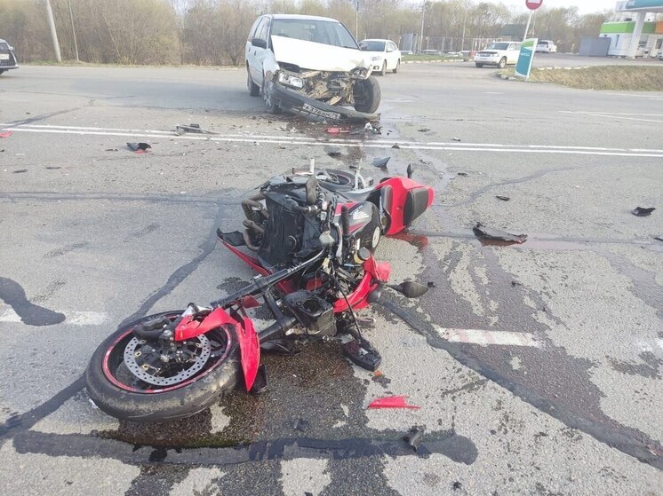 В районе Хабаровского края сбили мотоциклиста