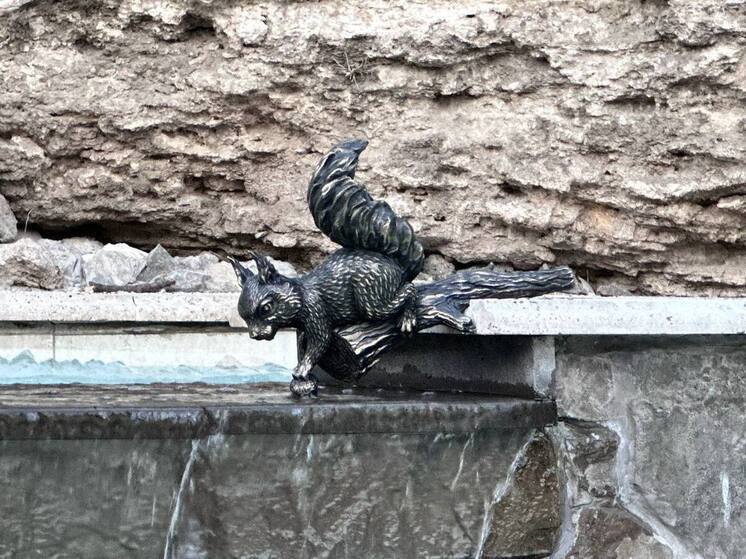 Возле Цветника в Пятигорске появилась «белочка-чистюля»