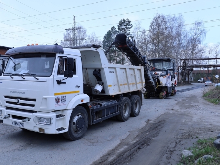 По нацпроекту в томском Северске начали ремонтировать дороги