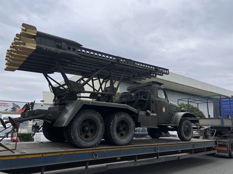 В Калугу привезли легендарную «Катюшу»