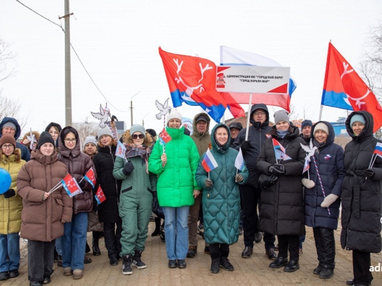 Первомай в Нарьян-Маре отметили ярким шествием
