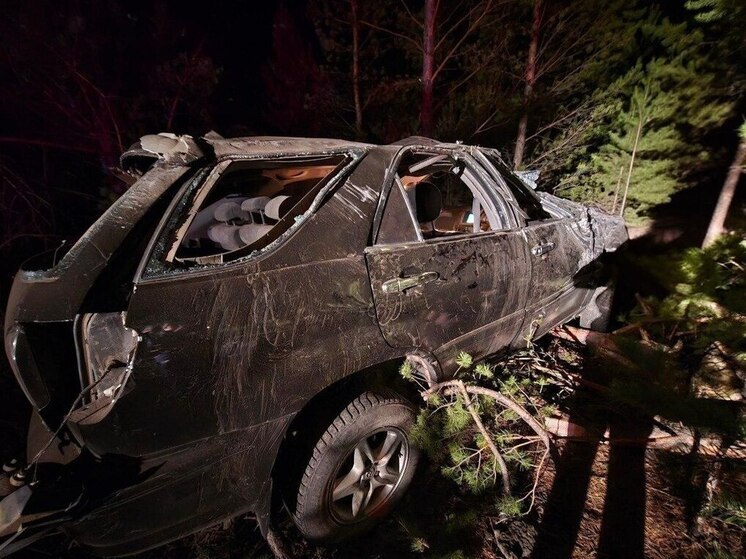 Водитель Toyota Harrier погиб в перевернувшейся машине в Забайкалье