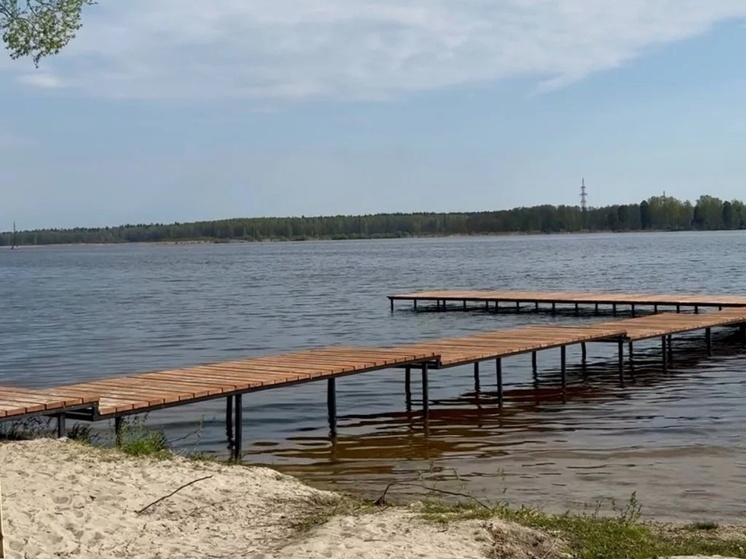 В Людинове появился пирс для байдарок