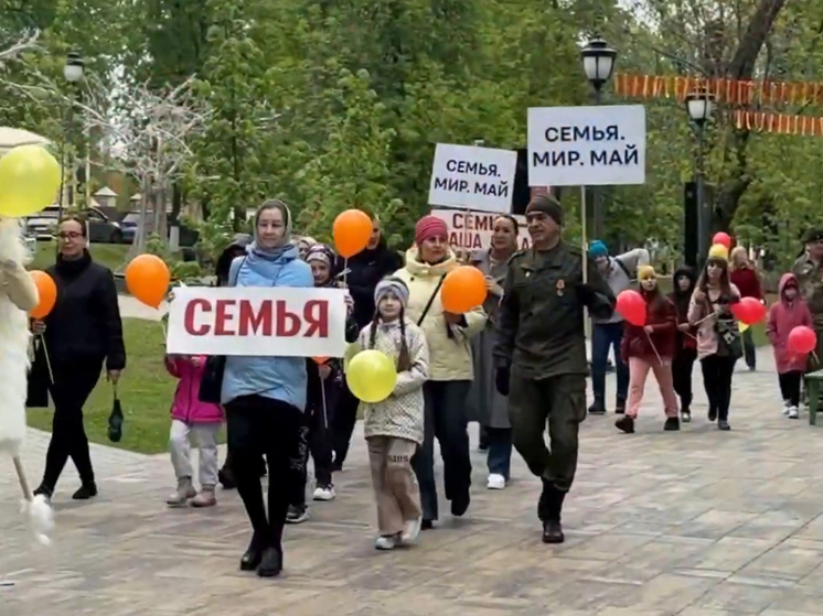 В Орле впервые прошел Всероссийский семейный парад