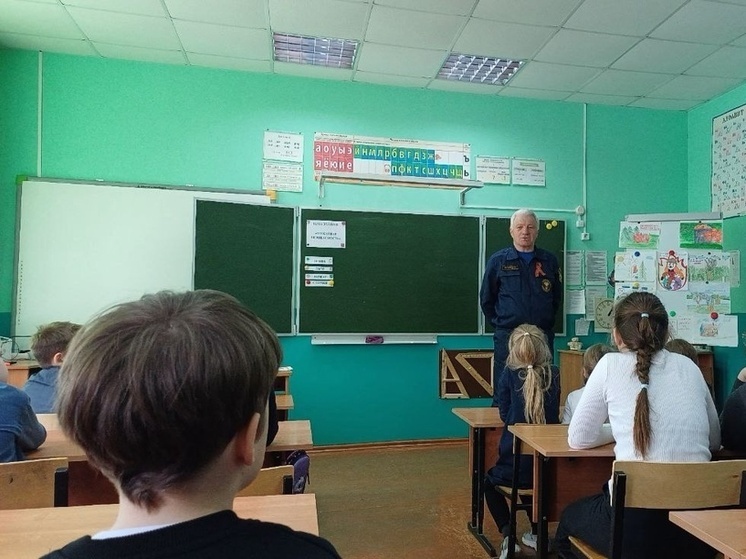  В Илезской школе прошёл классный час «Пожарная безопасность»
