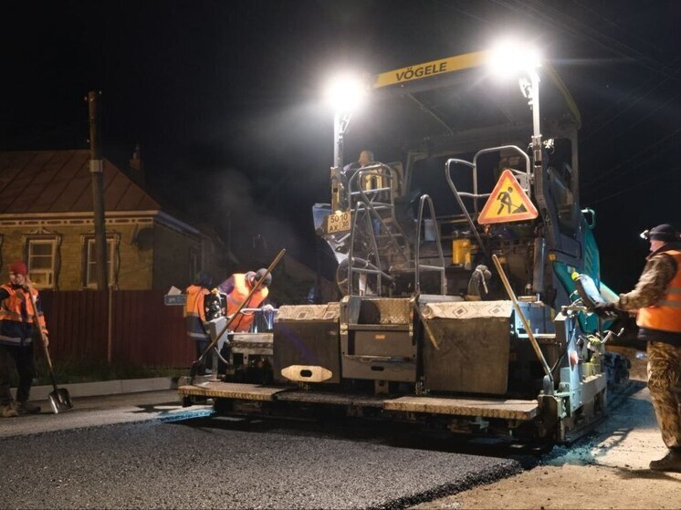В Астрахани подходит к концу ремонт дороги на улице Дагестанской