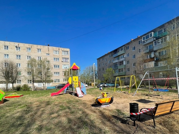 В Приволжске появилась новая детская площадка