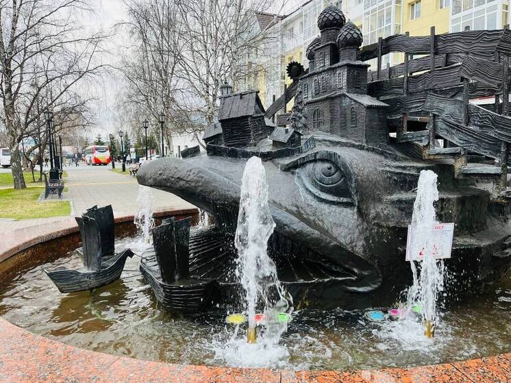 В Тобольске стартовал сезон фонтанов